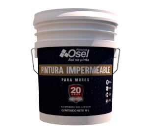 Pintura Impermeable Elastomerik para Muros Osel 20 años