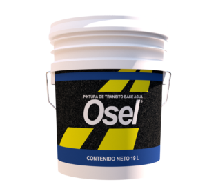 Pintura para tráfico base agua Osel Oro